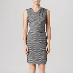 NWT Reiss Dress Mina Geometric Stitch Size 6